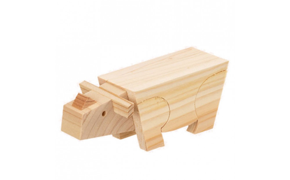 ＭＯＣＣＯ　木の工作キット＜サイ＞木製玩具  木のおもちゃ 対象年齢６歳から