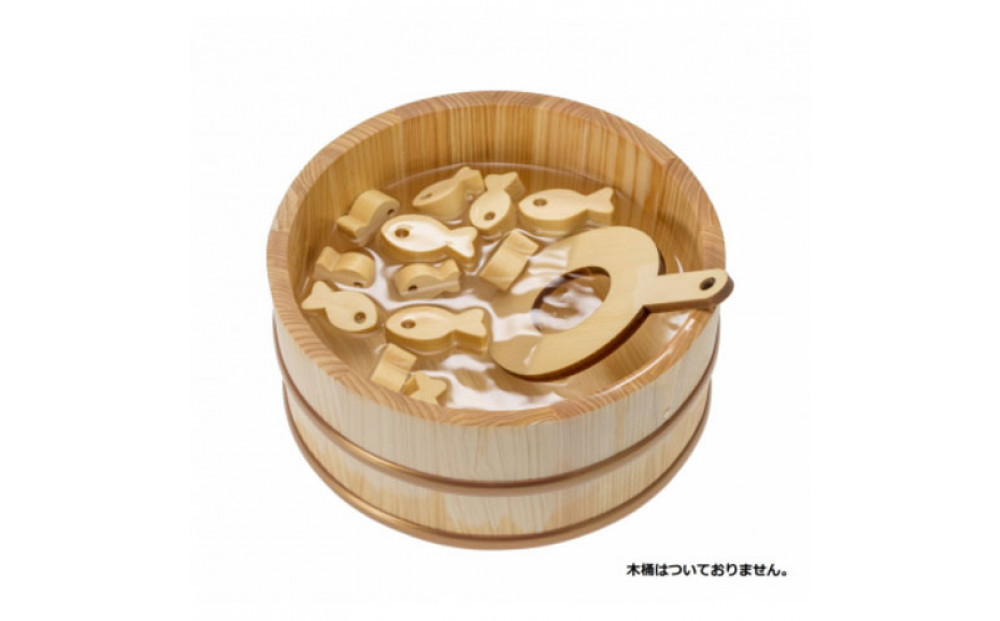 ＭＯＣＣＯ　プカプカ金魚すくい　木製玩具 木のおもちゃ 対象年齢３歳から