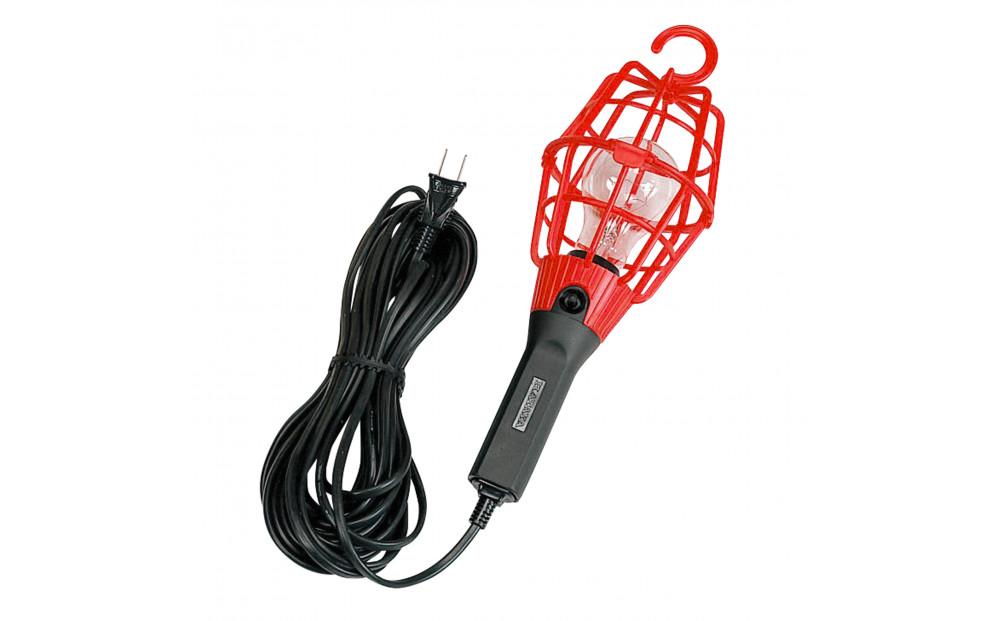 屋内用60W耐震電球付ホームハンドランプ ILI-5＜レッド＞