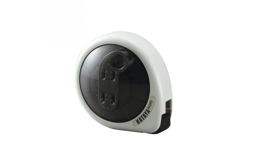 屋内用ホームリール  電線2ｍ巻  マッキュロ MQ-2＜アイボリー＞