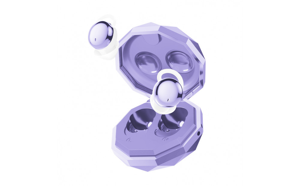 【昼夜兼用イヤホン】 寝ホン 2025年 最新型 睡眠用イヤホン ワイヤレス＜パープル＞ Bluetooth5.4 寝ながらイヤホン 軽量 超小型 カナル型 左右分離型 遮音 ノイズキャンセリング 高音質 ハンズフリー 通話可 コンパクト 耳にフィット 快眠グッズ 自動ペアリング 90日安心保証付き