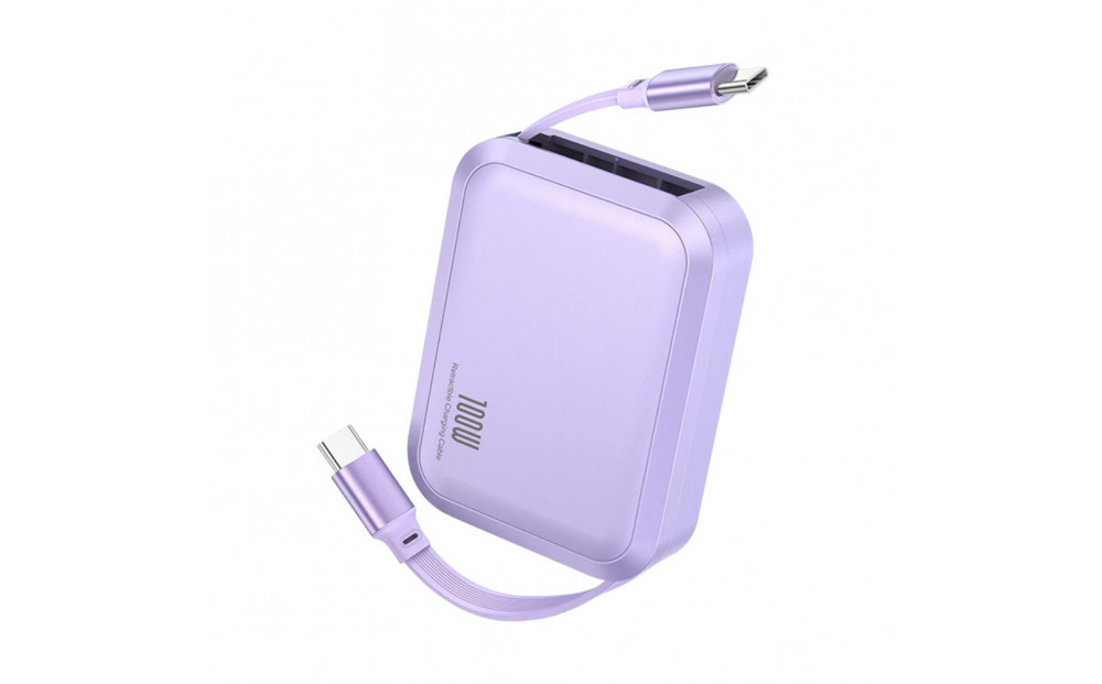 パープル】☆同色2個セット☆【新登場&PD 100W】5in1 充電ケーブル