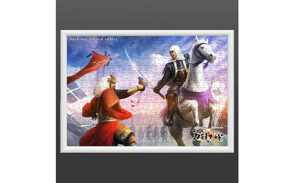 オリジナル【戦国武将ジクソーパズル】龍虎激突-上杉・武田- 300ピース／名古屋刀剣博物館