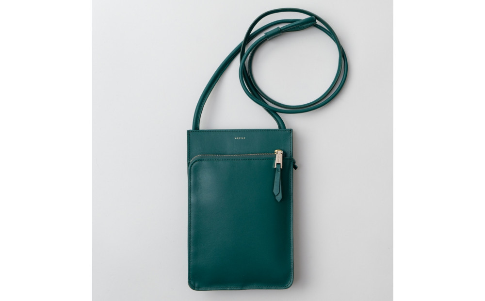 Y-STYLE 魔法の収納スマホショルダー【グリーン】