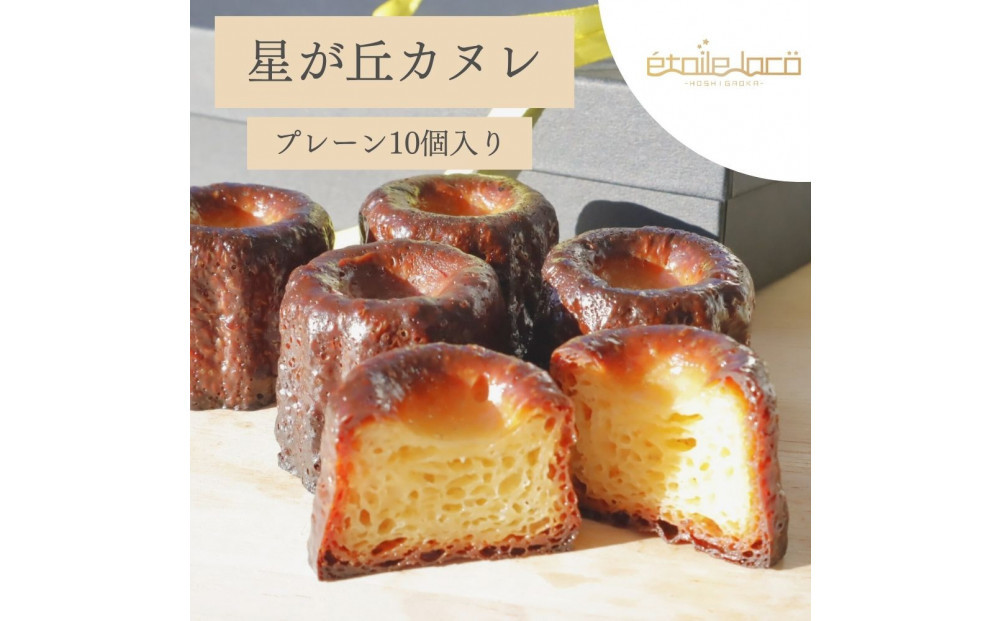 【星が丘カヌレ プレーン10個入り】フランスの焼き菓子 スイーツ 美味しい おすすめ 冷凍 愛知県 人気 高級