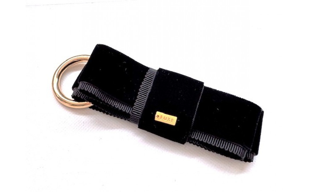 リボンチャーム　【ブラック】