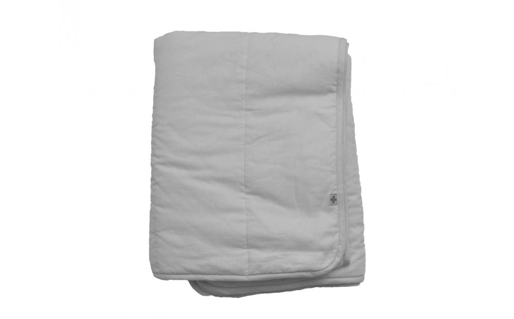 綿入りガーゼキルトケット　シングル（アッシュグレー） | Fabric Plus ファブリックプラス ガーゼケット キルトケット タオルケット 綿入り綿100％ 夏用 涼感 軽量 通気性 吸水性 肌触り 快眠 寝具 シングルサイズ 人気 おすすめ 洗える 日本製 送料無料