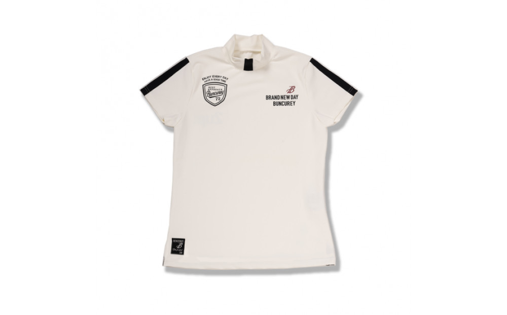 BUNCUREY　ゴルフウェア　半袖モックネック（BL23SS-02-507）オフ／サイズ2