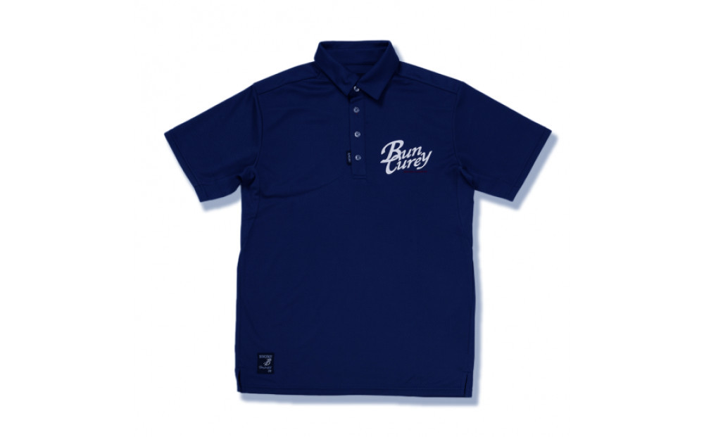 BUNCUREY　ゴルフウェア　半袖ポロシャツ（BM23SS-01-001）ネイビー／サイズ5