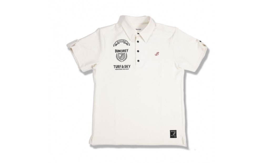 BUNCUREY　ゴルフウェア　ロゴポロシャツ（BM23SS-01-042）オフ／サイズ4