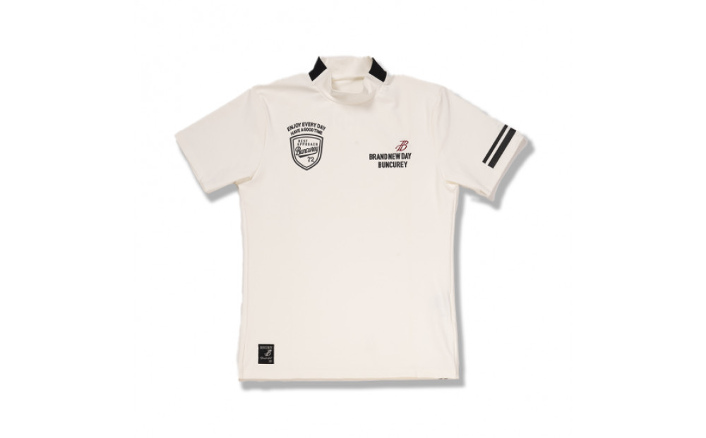BUNCUREY　ゴルフウェア　半袖モックネック（BM23SS-02-044）オフ／サイズ4