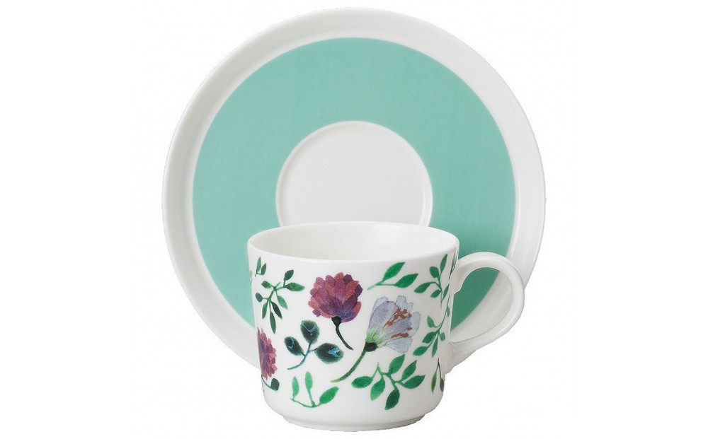 ナルミ アンナエミリア 兼用カップ＆ソーサー(グランドマザーズブーケ) 220cc 51857-23117P