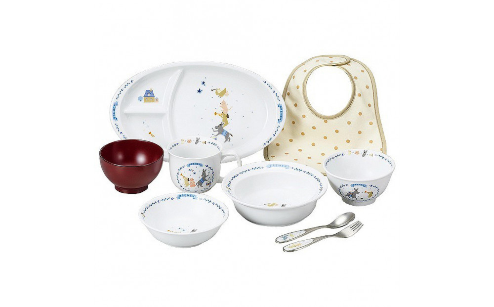 ナルミ ブレーメン まんてんセット(ブルー) 9点セット 7980-33301