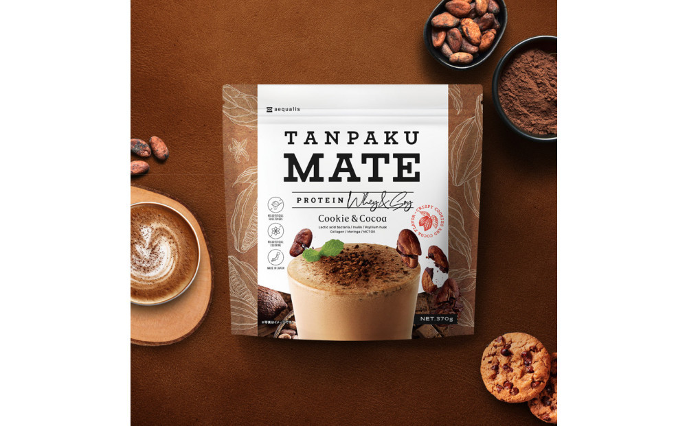 プロテイン タンパクメイト　ココア＆クッキークランチ 1袋