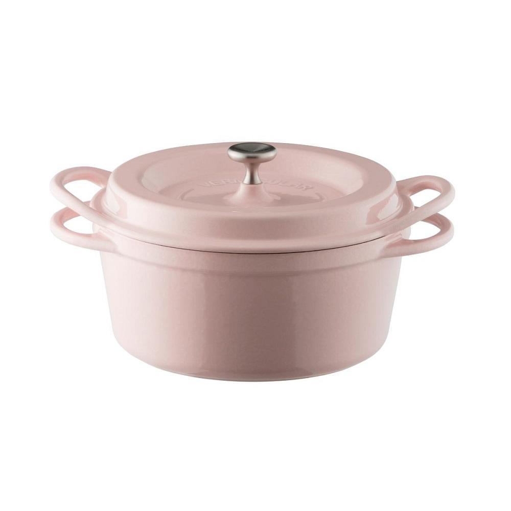 バーミキュラ オーブンポットラウンド18cm(パールピンク) | 鍋 なべ 調理器具 VERMICULAR エナメル加工 キッチン用品 高級感 おしゃれ 人気 おすすめ 無水調理 焼き料理 グリル料理 朝食 卵料理 パン料理 ヘルシー 長持ち ギフト プレゼント 送料無料