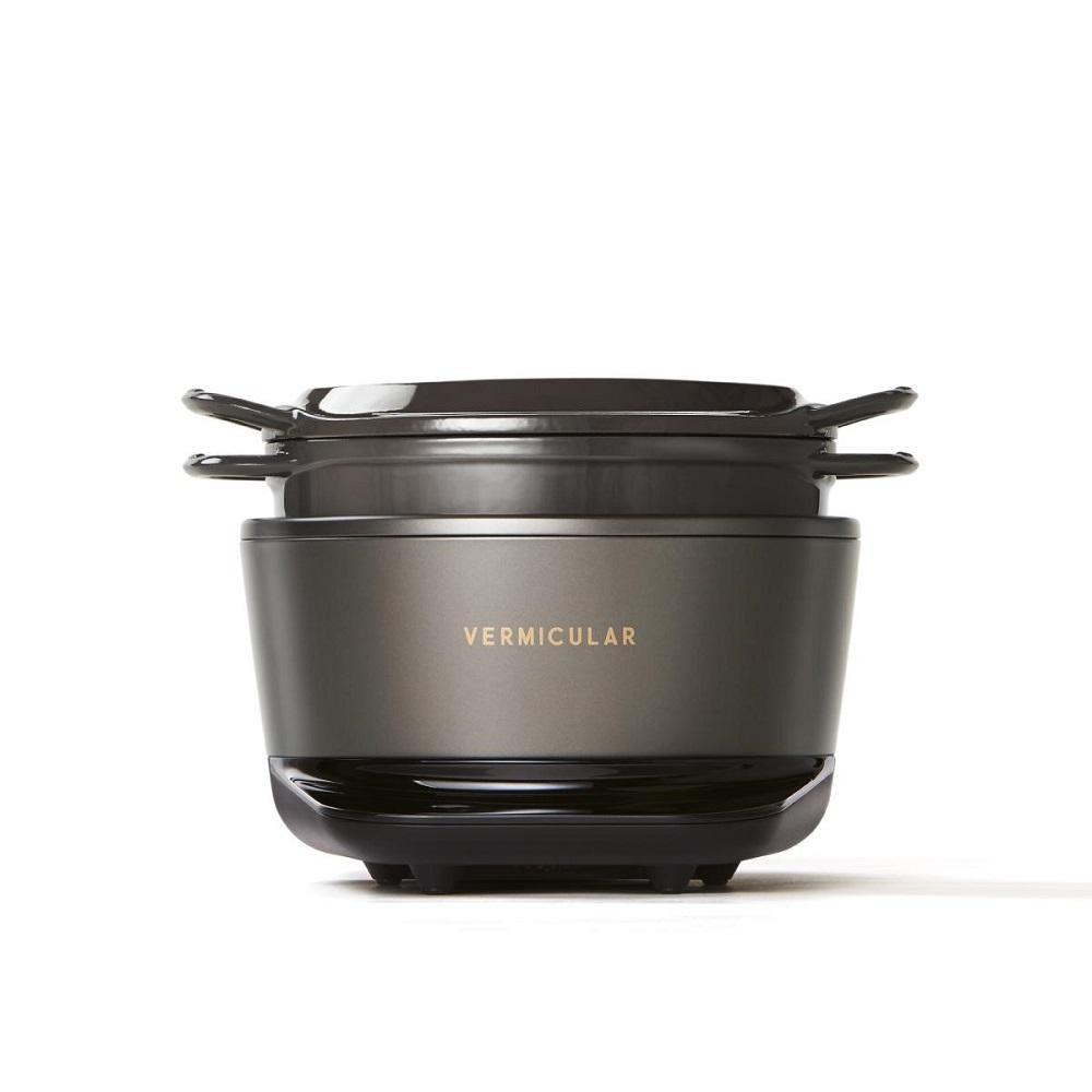 バーミキュラ ライスポットミニ(トリュフグレー) | 炊飯器 調理器具 キッチン用品 VERMICULAR 無水調理 低温調理 発酵 鋳物ホーロー鍋 日本製 白米 高級 おしゃれ IH調理器 ギフト プレゼント 人気 おすすめ 送料無料
