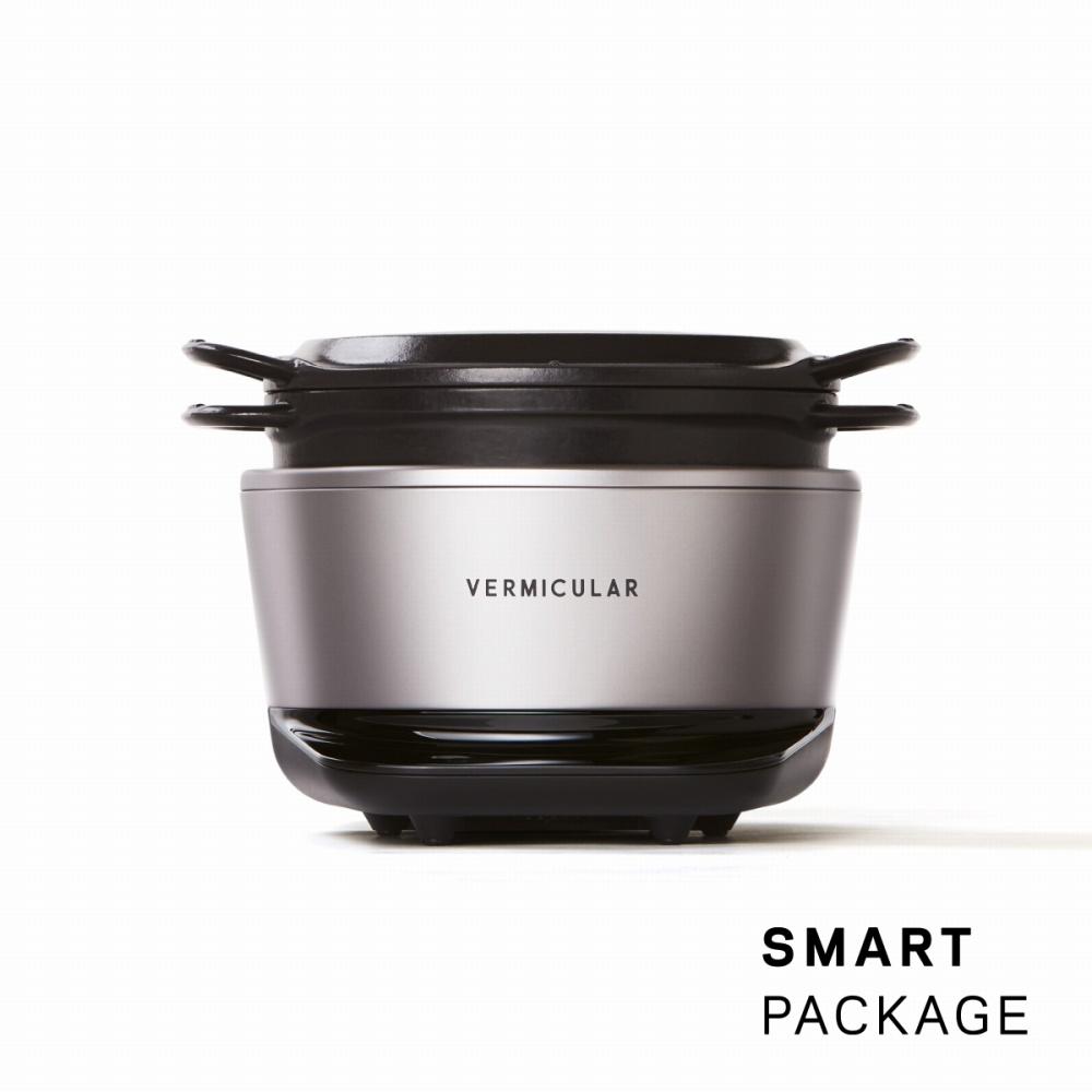 バーミキュラ ライスポットミニ(ソリッドシルバー)[スマートパッケージ] | 炊飯器 調理器具 キッチン用品 VERMICULAR 無水調理 低温調理 発酵 鋳物ホーロー鍋 日本製 白米 高級 おしゃれ IH調理器 ギフト プレゼント 人気 おすすめ 送料無料