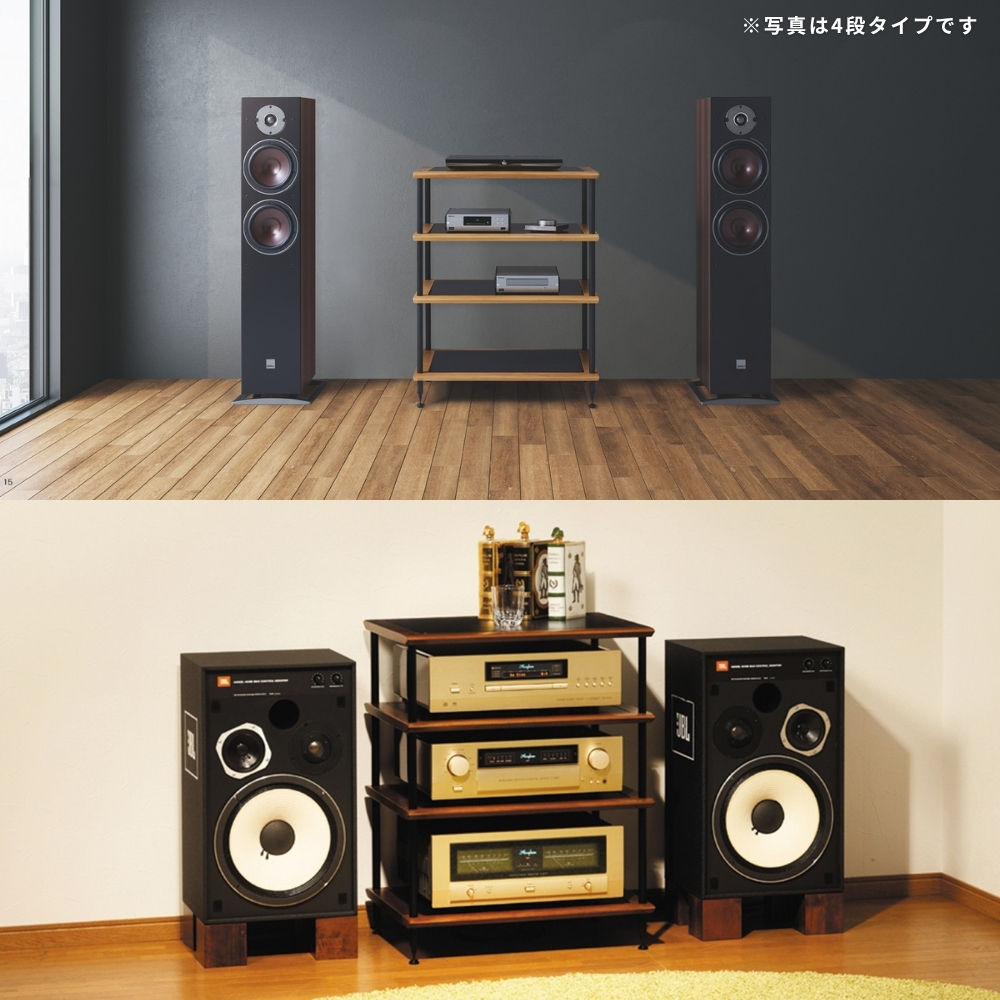 朝日木材 オーディオラック 3段 ナチュラル ADK スオーニ 生活家電 収納 ラック スピーカー 収納棚 棚 リビング収納 オープンラック 寝室収納 シェルフ 家具 おしゃれ シンプル 愛知県 豊橋市