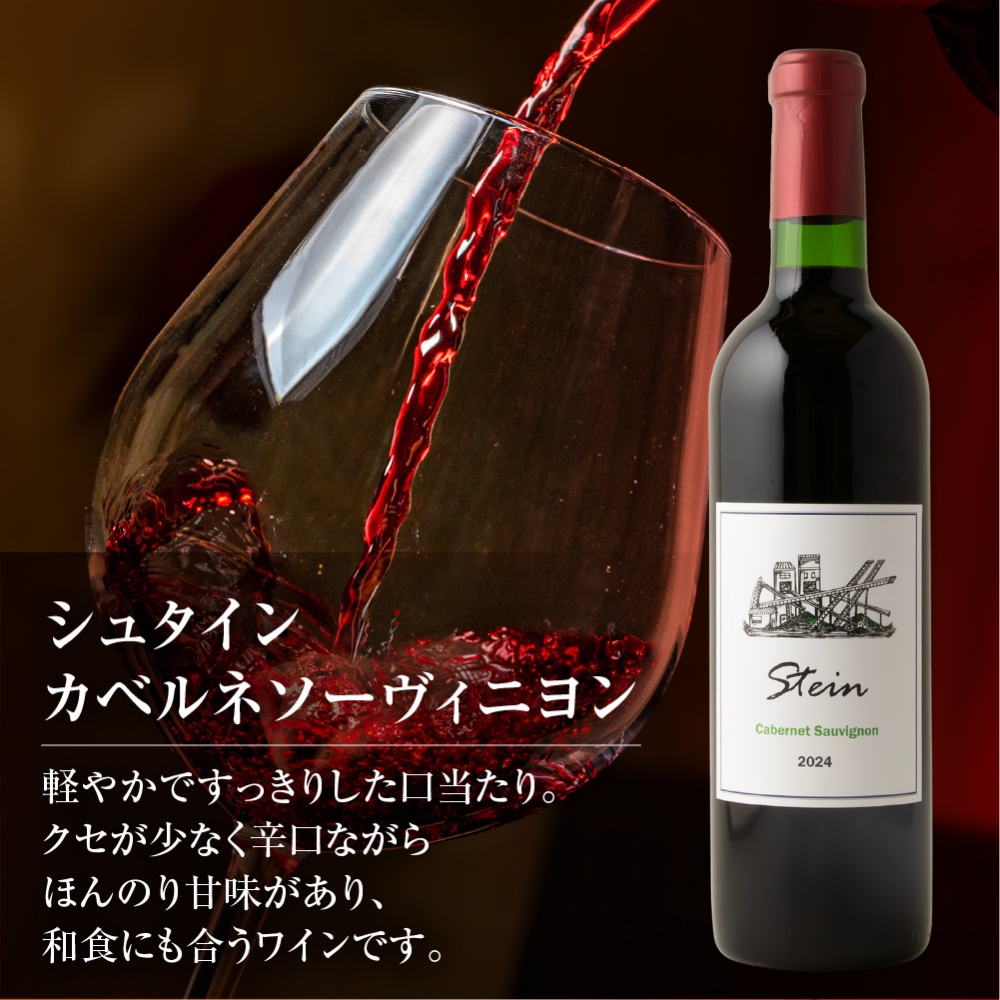 Stein シュタイン ワイン 赤 1本 石巻産葡萄100％使用 赤ワイン 国産 赤
