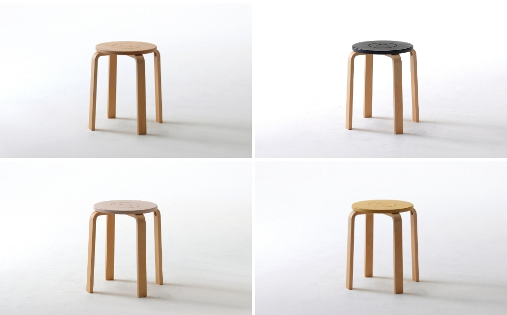 カラースツール ホワイト