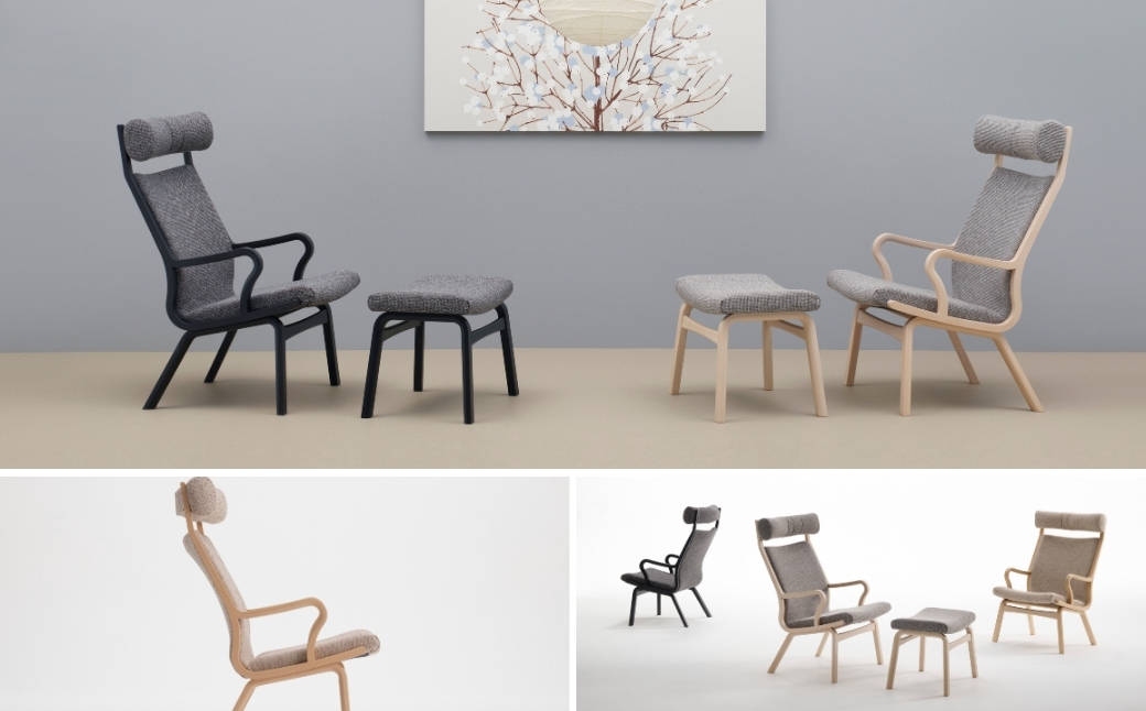 ロッコリビング・オットマン ブルーブラック/ネストブラック