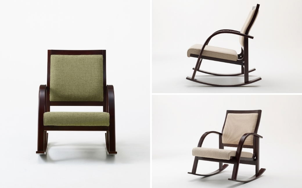 ロッキングチェア ゆうゆう座 緑