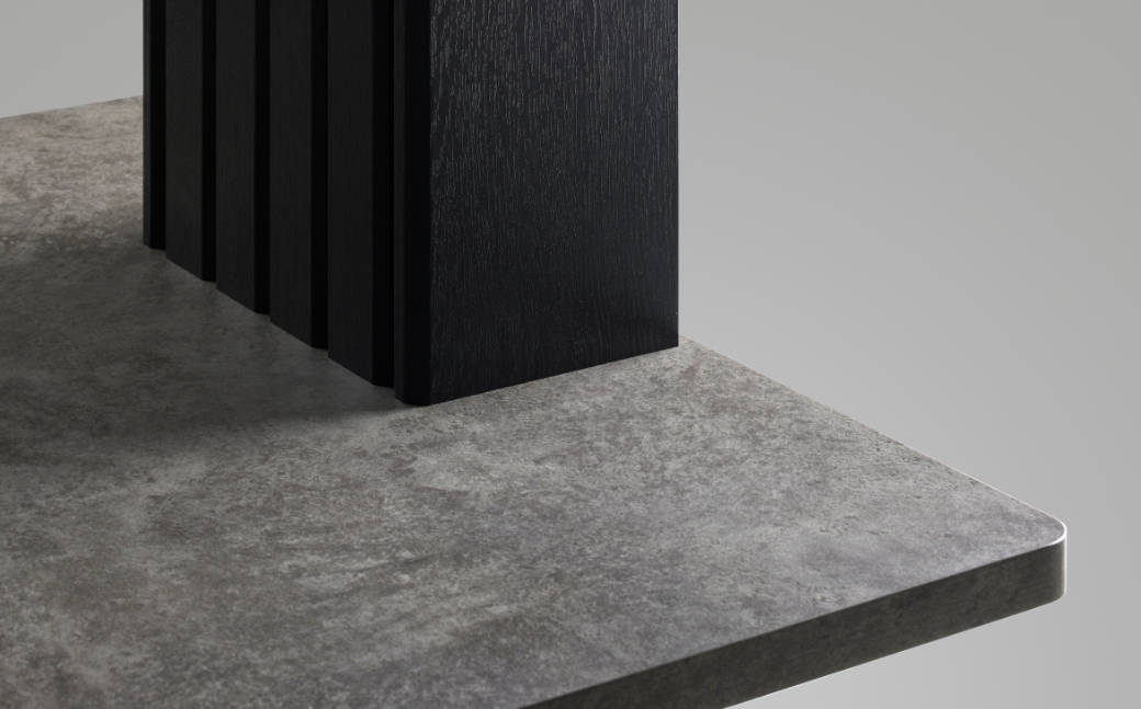 朝日木材 壁寄せテレビスタンド　石目×ブラック [メーカー品番：PLW-1210TV-BK]