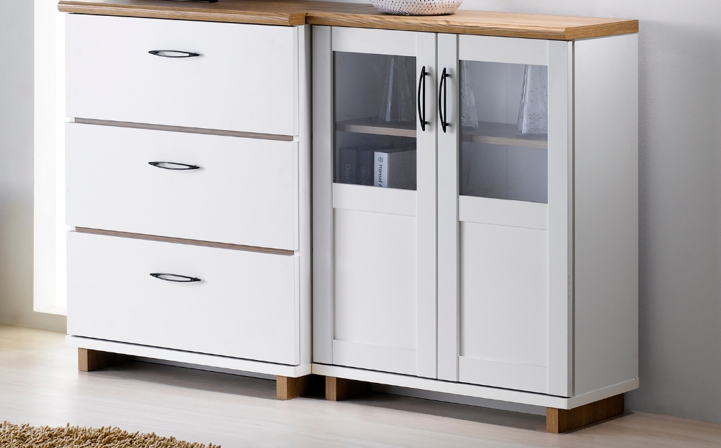 朝日木材 SUA シュエット キャビネット　幅58.7cm ≪SUA-8060CA≫ 家具 シンプル 棚 収納 収納棚 扉付き 白 ウッド調 リビング ラック 収納ラック 新生活 居間 ナチュラル カントリー カフェ おしゃれ お洒落 愛知県 豊橋市