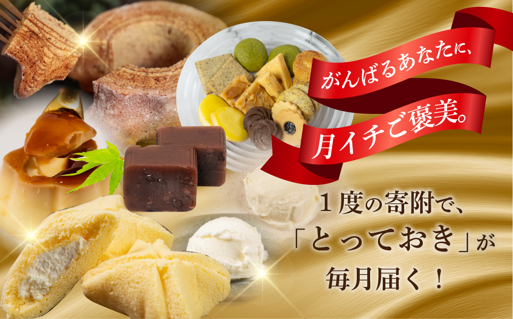 こだわりスイーツ定期便 全6回 定期便 スイーツ デザート 羊羹 ようかん バームクーヘン バウムクーヘン ケーキ ミニケーキ ピレーネ クッキー クッキー缶 お茶菓子 プリン ジェラート アイス おやつ 期間限定 数量限定 愛知県 豊橋市 6万円