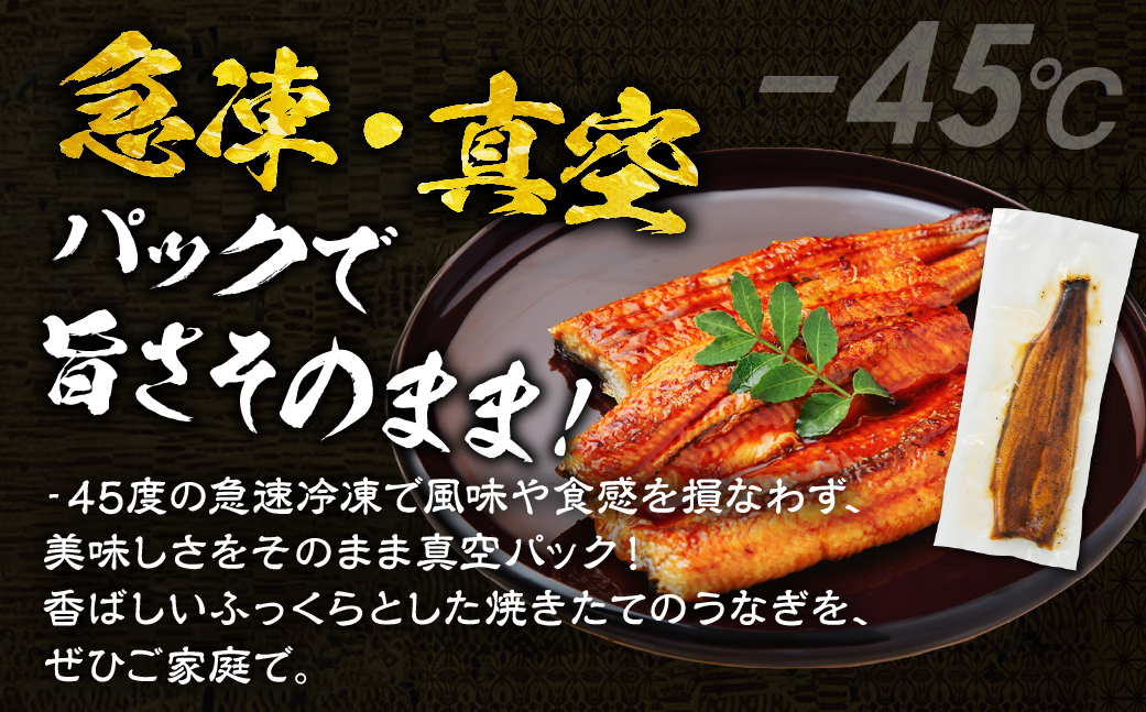 老舗蒲焼本舗の若うなぎ 3尾 セット