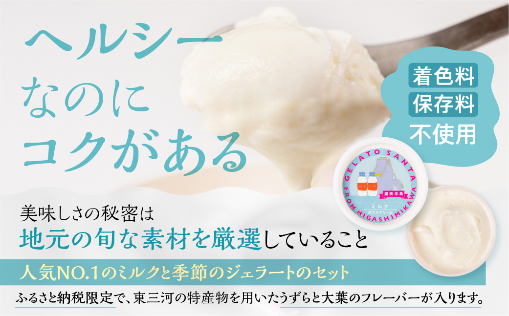 豊橋の恵みが詰まった新鮮＆ヘルシーなジェラート 12個入