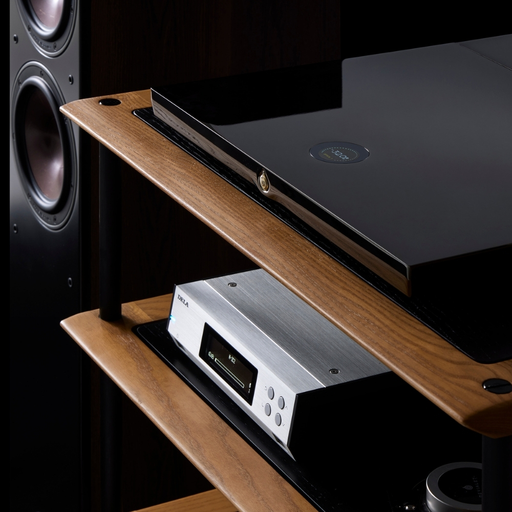 朝日木材 オーディオラック 3段 ダークブラウン ADK スオーニ 生活家電 収納 ラック スピーカー 収納棚 棚 リビング収納 オープンラック 寝室収納 シェルフ 家具 おしゃれ シンプル 愛知県 豊橋市