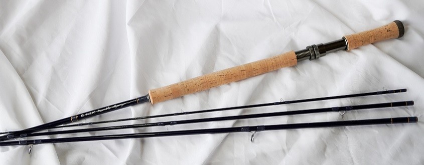 材料、製法にこだわった豊橋メイドのフライロッド「O-REX スペイロッド　ニンブル・スペイ・メレス 11’8” ＃4/5」 釣竿 職人 手造り フライロッド 竿 釣り竿 川釣り フィッシング つり 雑貨 愛知県 豊橋市 送料無料