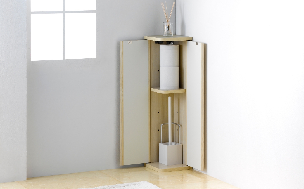 朝日木材 コーナーストレージ ホワイト [メーカー品番：LFM-7020ST-WH]