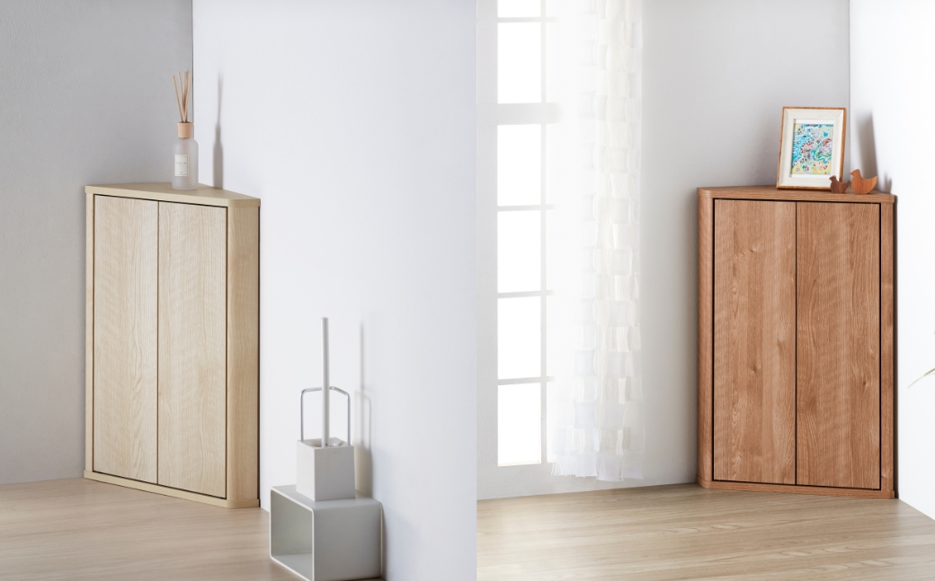 朝日木材 トライアングルストレージ ホワイト [メーカー品番： LFM-7040TR-WH]