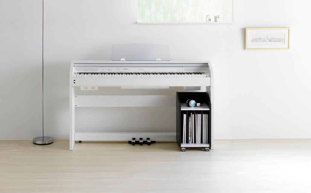 朝日木材 ピアノワゴン≪AS-PW30≫ピアノ収納 ピアノ用ワゴン キャビネット 収納 モノクロ キャスター付 楽譜収納 譜面収納 楽譜 ピアノ ブラック ホワイト サイドワゴン 40000円 4万円 愛知県 豊橋市