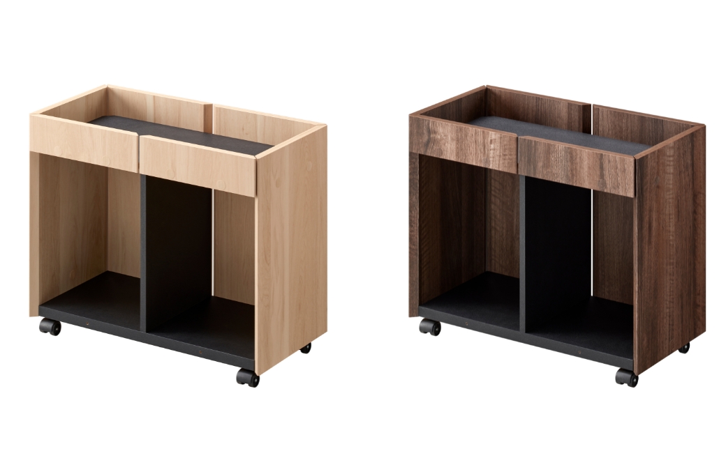 朝日木材 サイドワゴン 幅59cm ブラウン≪WPM-5060DE-DB≫ ワゴン キャスター付き おしゃれ 回転式 収納 ウッド デスク デスク下 キッチンワゴン サイドテーブル 書斎 充電 A4 35000円 愛知県 豊橋市