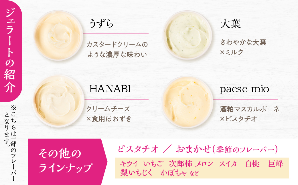 店長おすすめジェラート　12個入