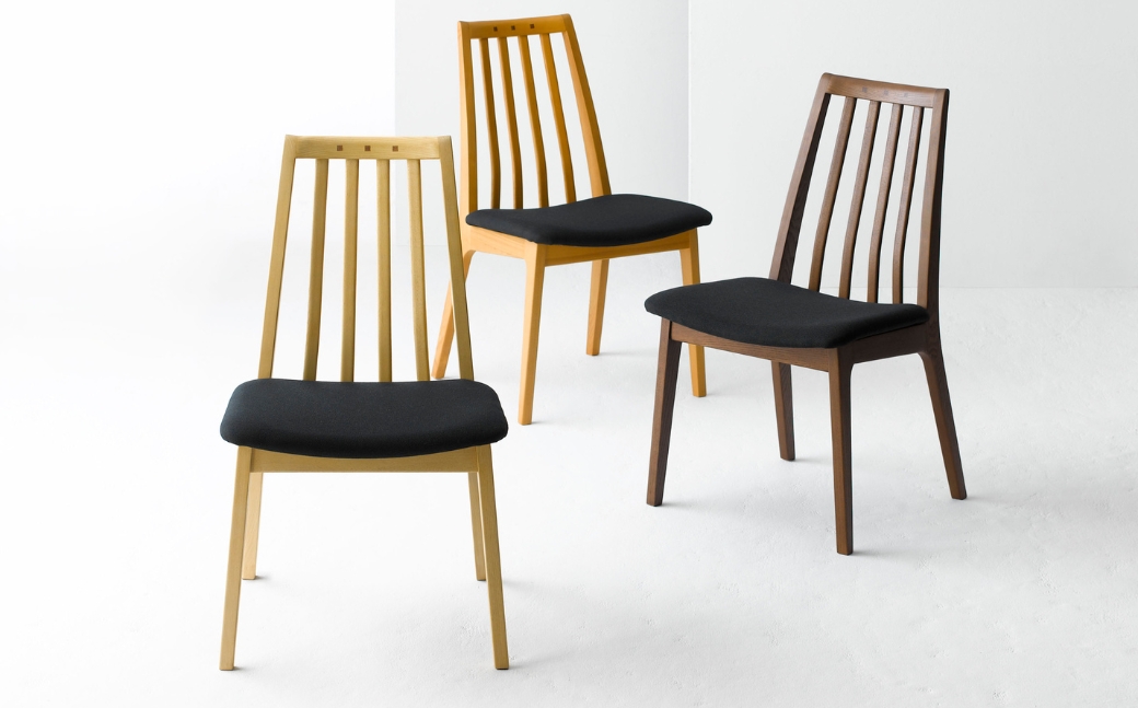 朝日木材 ボスコ ダイニングチェア 70701 2脚セット 天然木 ホワイトアッシュ ミディアムブラウン イス ダイニングチェア チェア 椅子 いす リビング 家具 BOSCO おしゃれ かわいい シンプル 愛知県 豊橋市