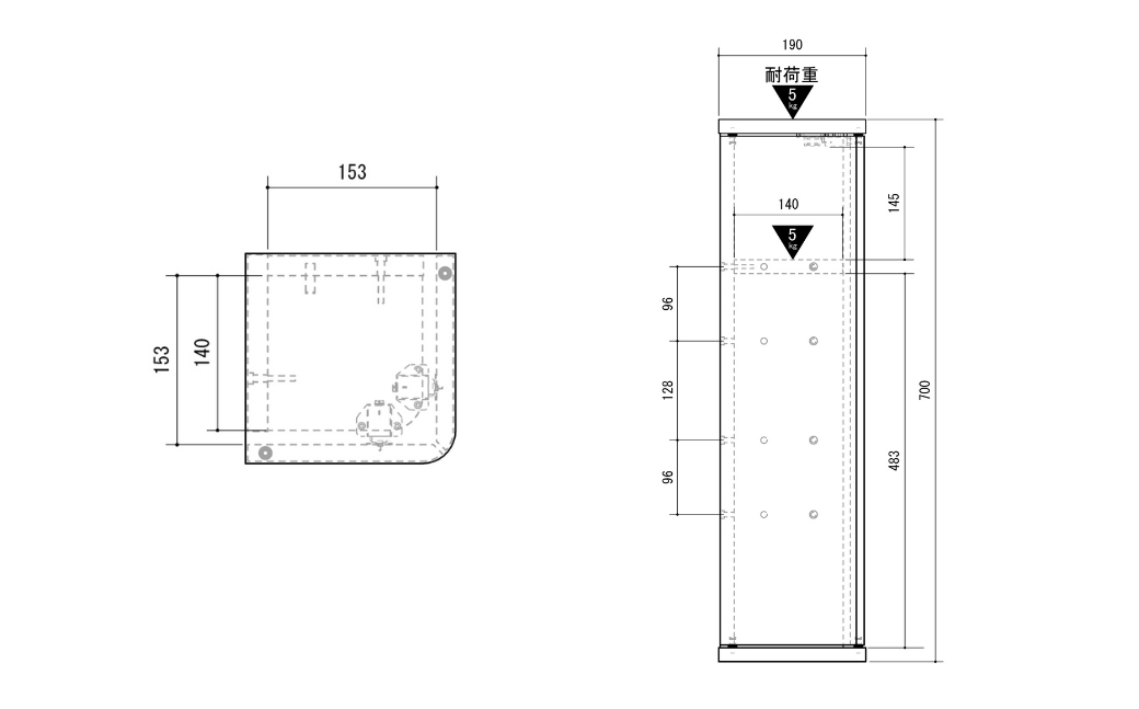 朝日木材 コーナーストレージ ホワイト [メーカー品番：LFM-7020ST-WH]