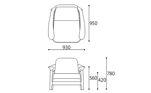 欧州の美意識を、日本の住まいへ。『BRIDGE』コレクションの１Pソファ　「ハンス・S・ヤコブセン」デザイン