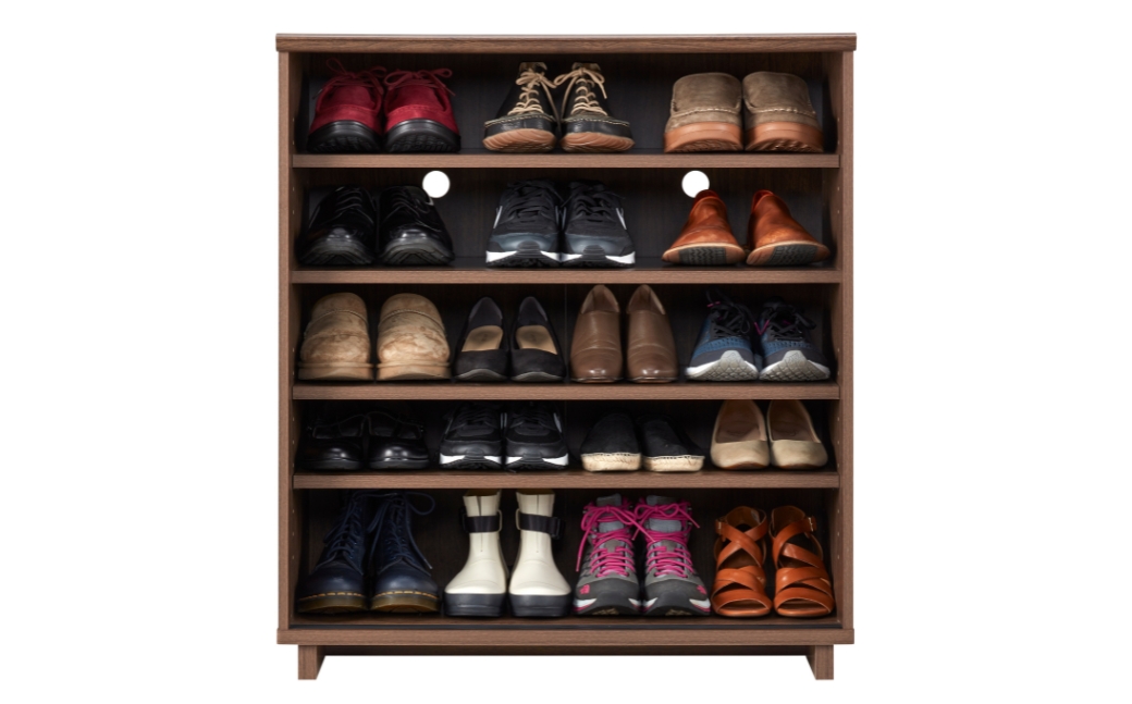 朝日木材 コサロシリーズ シューズボックス [メーカー品番：COC-9080SB-DB]