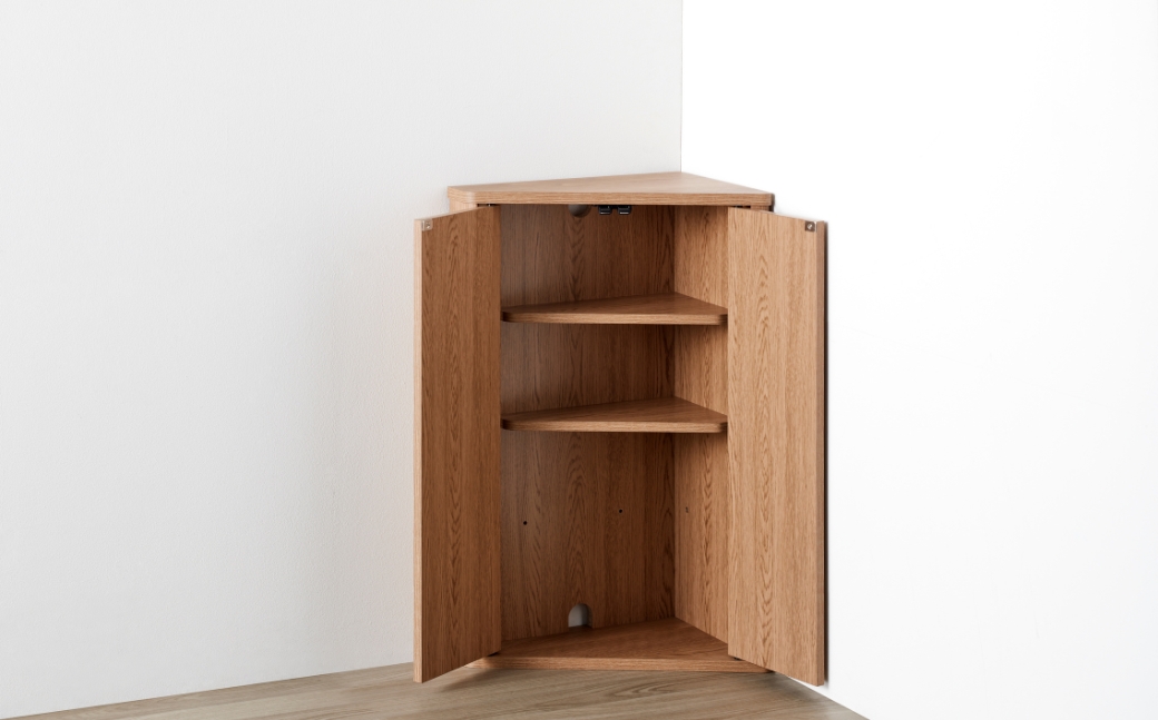 朝日木材 トライアングルストレージ ホワイト [メーカー品番： LFM-7040TR-WH]