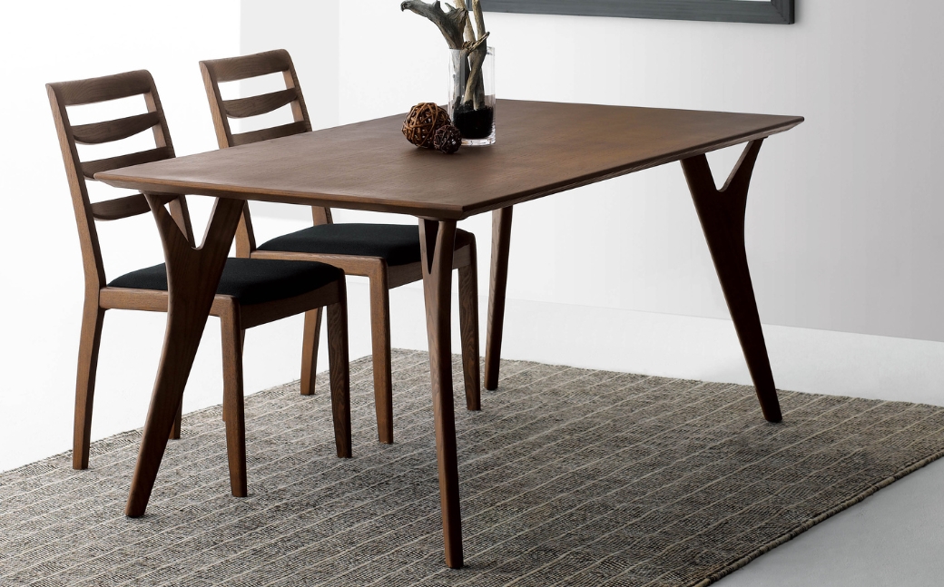 朝日木材 ボスコ ダイニングチェア 70701 2脚セット 天然木 ホワイトアッシュ ダークブラウン イス ダイニングチェア チェア 椅子 いす リビング 家具 BOSCO おしゃれ かわいい シンプル 愛知県 豊橋市