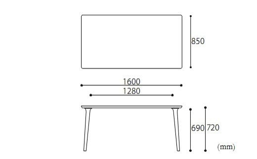 欧州の美意識を、日本の住まいへ。『BRIDGE』コレクションのダイニングテーブル160　「ハンス・S・ヤコブセン」デザイン