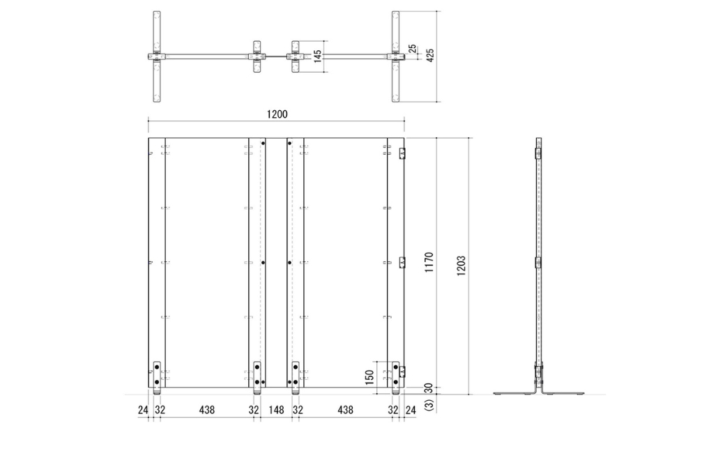 朝日木材 木製パーティション  ナチュラル ≪LFM-1212PA-NA≫  家具 シンプル パーテーション 仕切り 区切り 壁 自立 リビング 居間 ナチュラル カントリー カフェ おしゃれ お洒落 愛知県 豊橋市