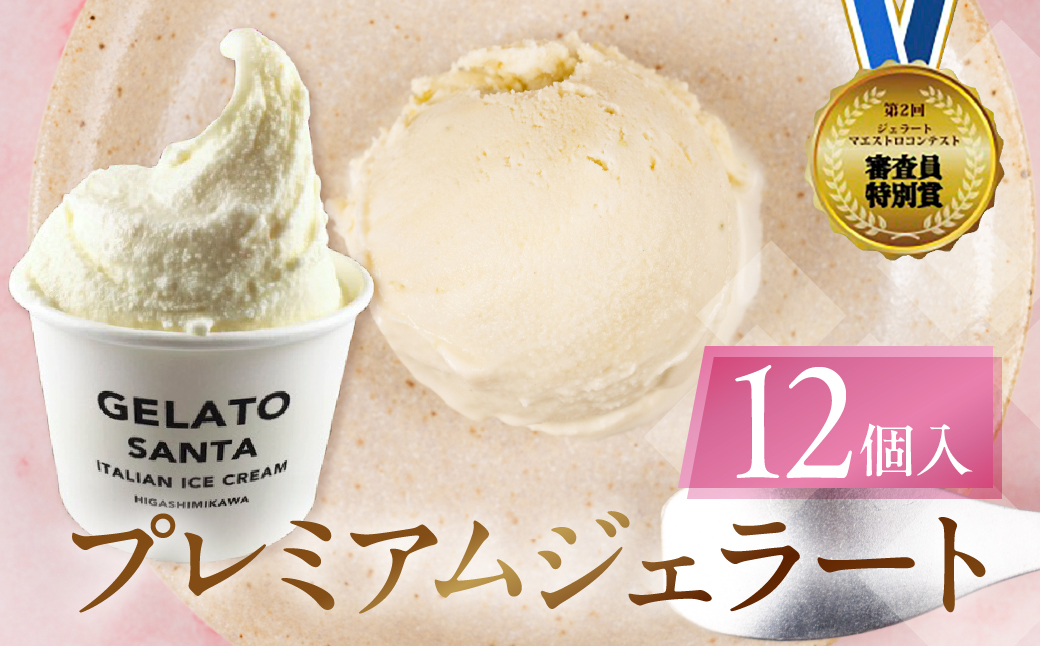 ジェラートマエストロコンテスト受賞＆プレミアムジェラート　12個入