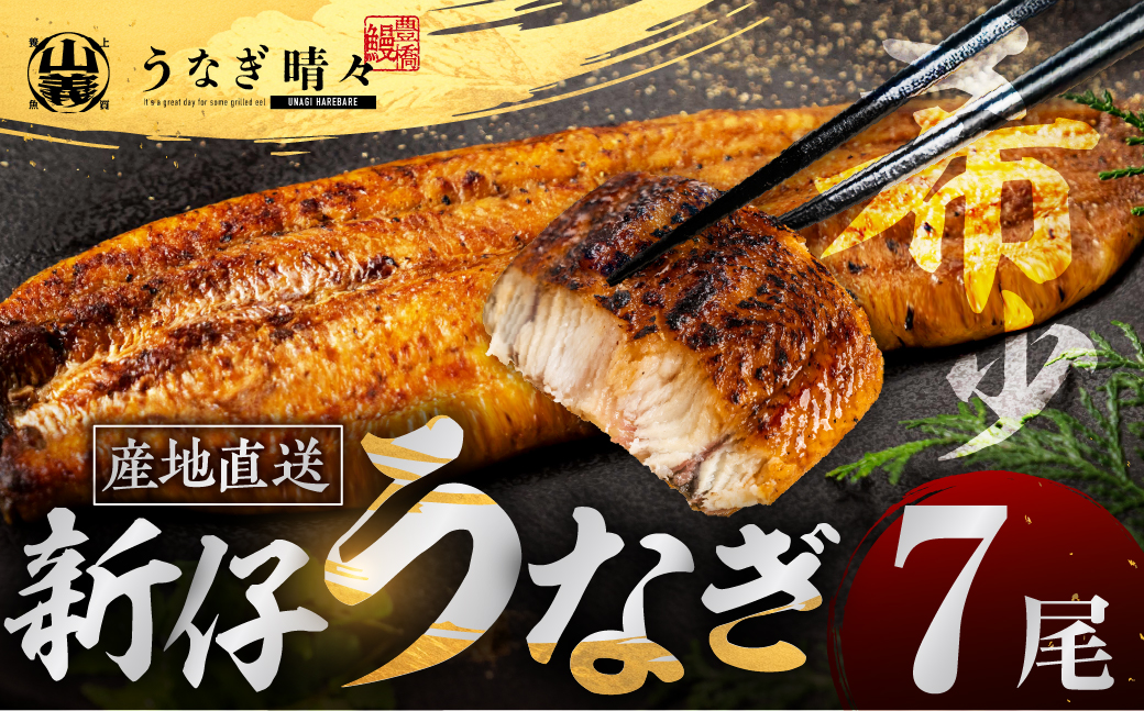 山義養魚の『うなぎ晴々』 7尾 希少  豊橋うなぎ 蒲焼 厳選 国産 新仔うなぎ 若うなぎ 鰻 簡易包装 ウナギ うなぎ 鰻 蒲焼 ギフト ひつまぶし 土用丑の日 ギフト 冷凍  丑の日 簡単調理 豊橋うなぎ お取り寄せ 送料無料