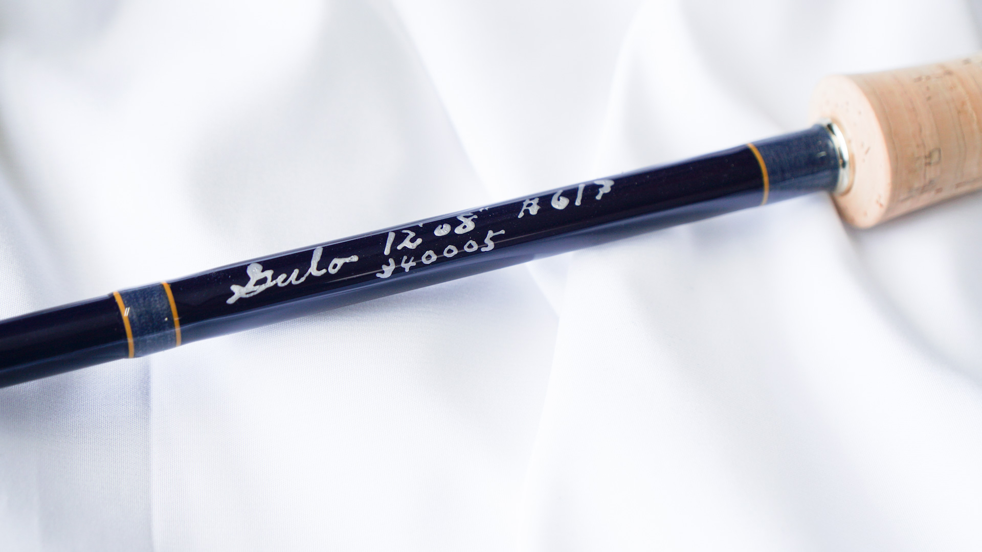 材料、製法にこだわった豊橋メイドのフライロッド「O-REX スペイロッド　ニンブル・スペイ・グロ 12’8” #6/7」 釣竿 職人 手造り フライロッド 竿 釣り竿 川釣り フィッシング つり 雑貨 愛知県 豊橋市 送料無料