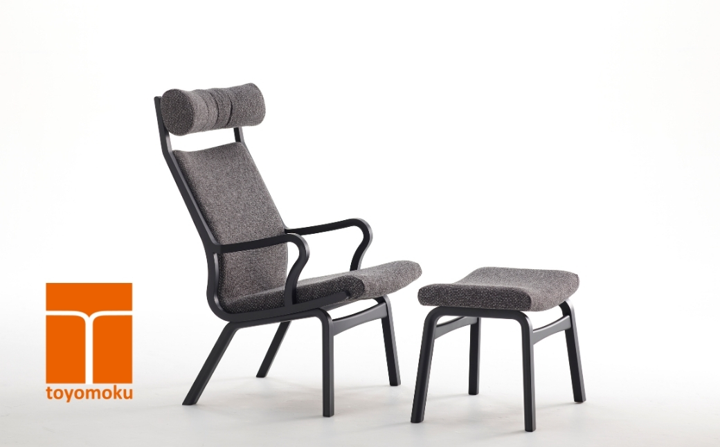 ロッコリビング・オットマン ブルーブラック/ネストブラック